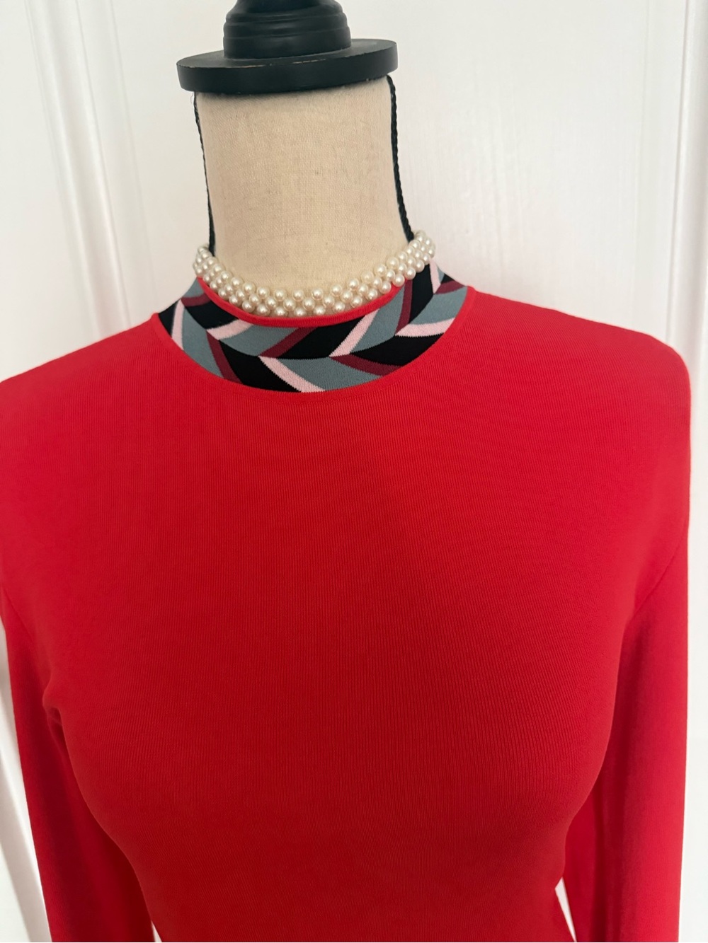 Emilio Pucci, gorgeous coral dress, very stretching, good condition ! Size M - Picture 3 of 7